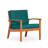 Deep Seat Eucalyptus Chair, Espresso Finish-1116443562-1116443574