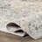 Modern Abstract Power Loom Beige Rug-1924452740
