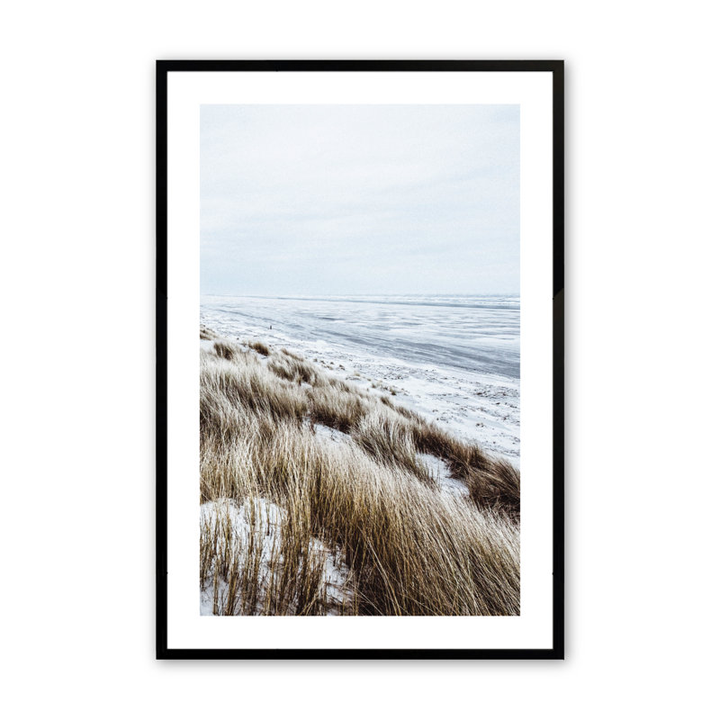 Aaru Wind Swept Shoreline par Incado, Noir satiné, H 14 po x l 11 po x P 1,25 po