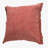 Neera Adobe Square Solid Color Worn/Fade Cotton Throw Pillow-950490111
