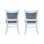 Chaise d'appoint à rayures bleues Lainey-1558847674