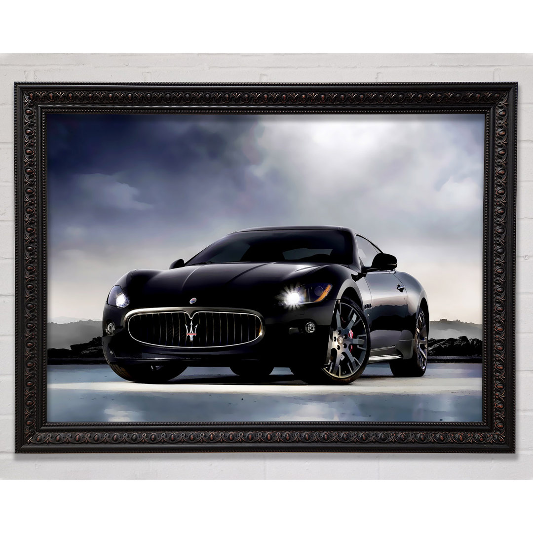 Maserati Silver Beauty - Einzelner Bilderrahmen Kunstdrucke