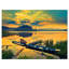 «bateau on water twilight after printing after coucher-29505561-34273691