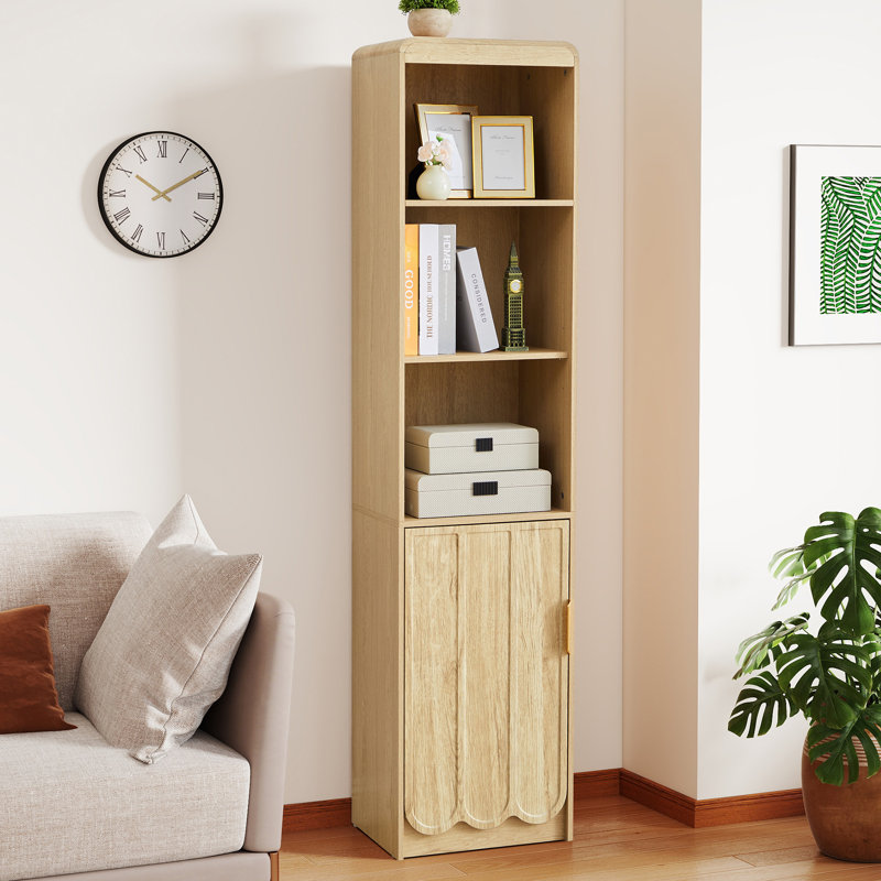 Armoire de salle de bain autoportante, Naturel