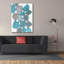 «Boho Beautiful 2 Blue» par Moira Hershey, art mural sur toile-1163592478
