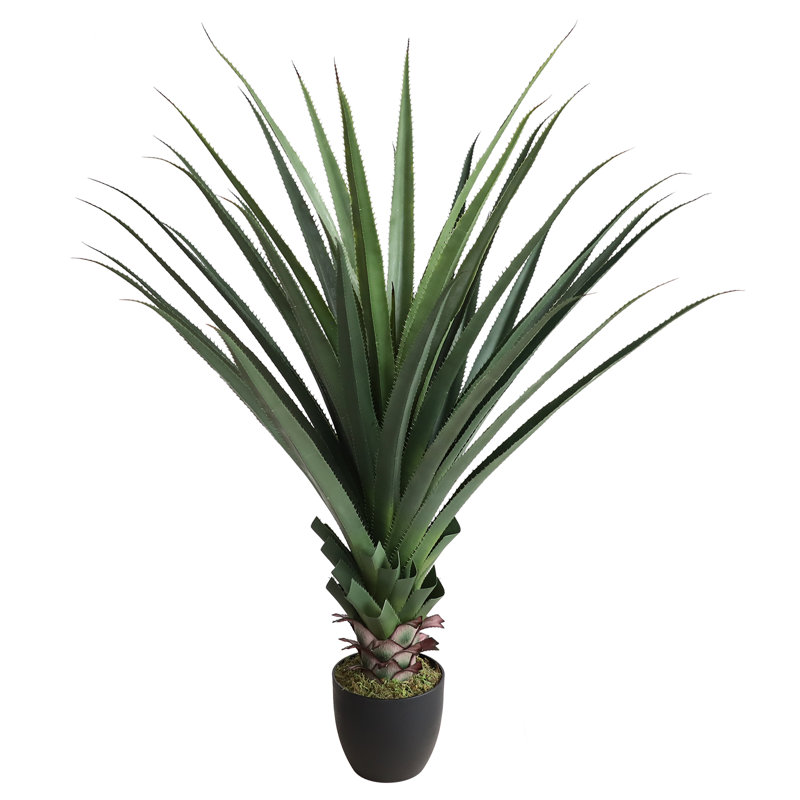 Agave plante artificielle avec pot, H 47 po x l 7 po x P 8 po
