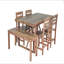 Ensemble de table et chaises d'extérieur en bois d'acacia de haute qualité U_Style, convenant au patio, au balcon et à la cour