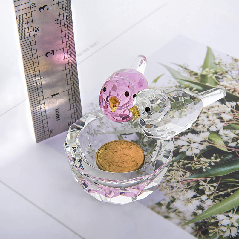 3.3'' Crystal Bird Figurine