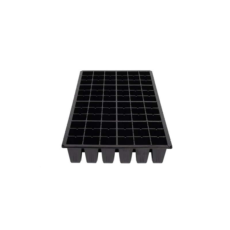 Sunpack 21"x11" 72-Cell Extra Strength Square Insert for Seed Starting, Black, 2.5"