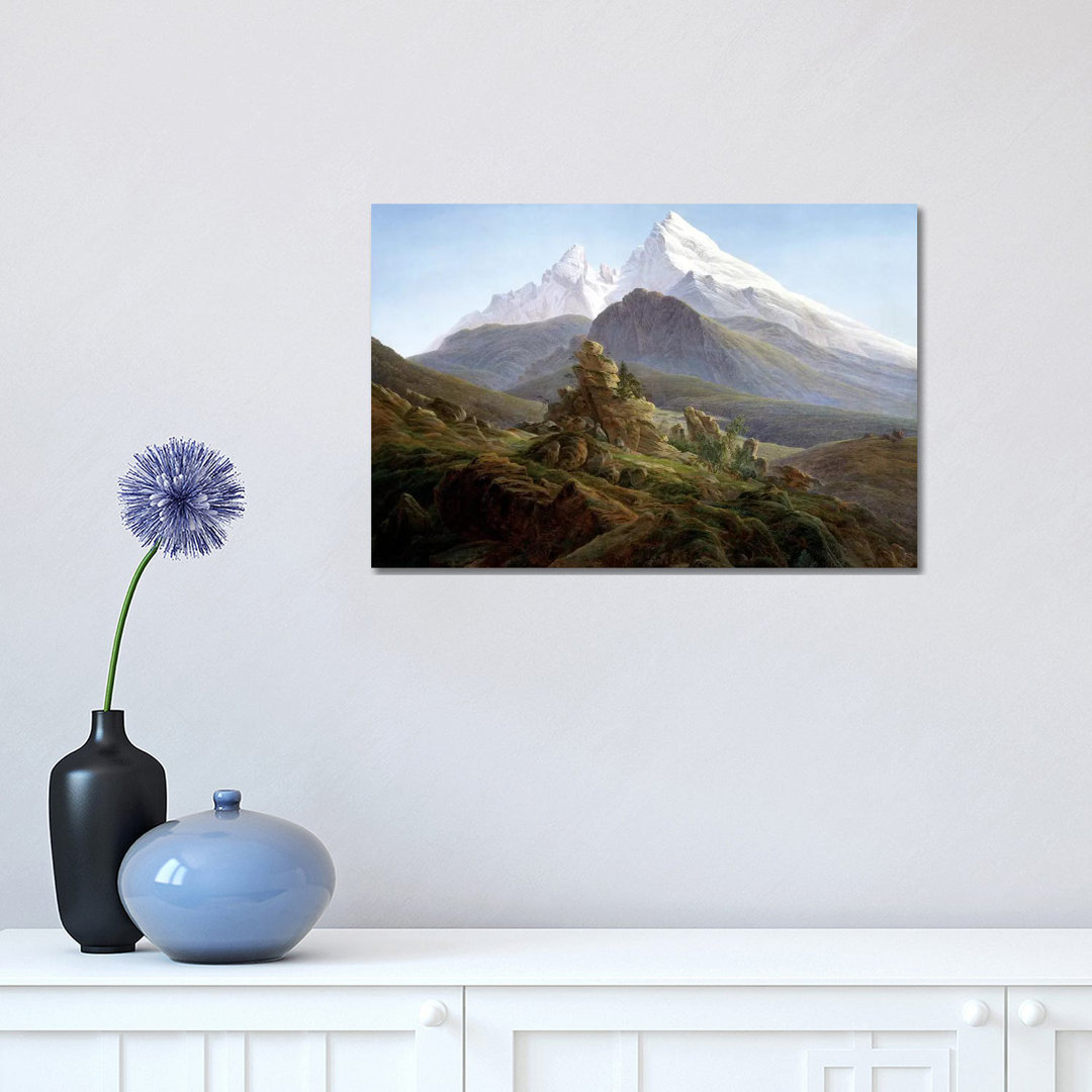 The Watzmann by Caspar David Friedrich - Wrapped Canvas Painting