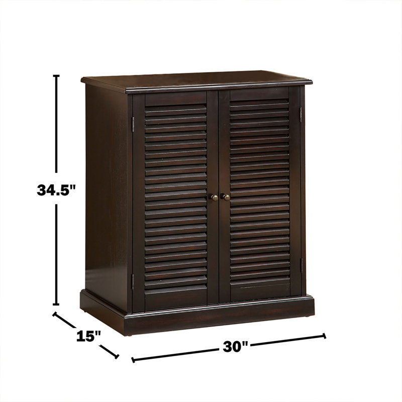 Meuble à chaussures moderne et transitionnel 1Pc, Espresso