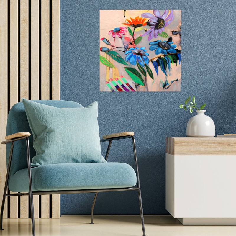 Art contemporain, art contemporain abstrait, H 18 po x l 18 po