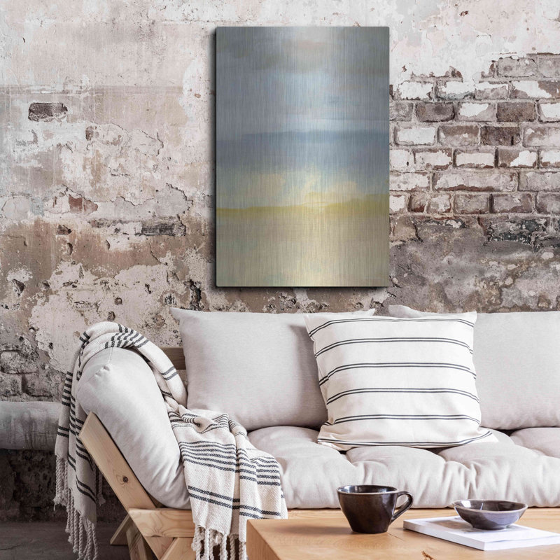 Brayden Studio® 'Sand, Ocean and Sky' by Seven Trees Design, Metal Wall Art