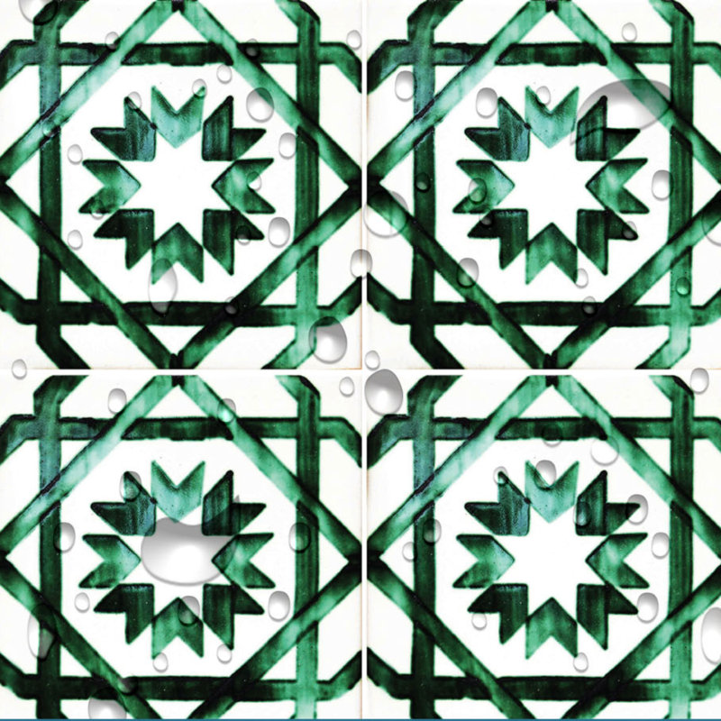 Carreau de mosaïque auto-adhésif en vinyle 8 po x 8 po