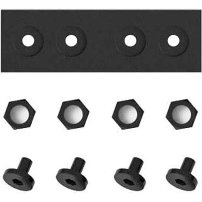 Black Steel Track Connector