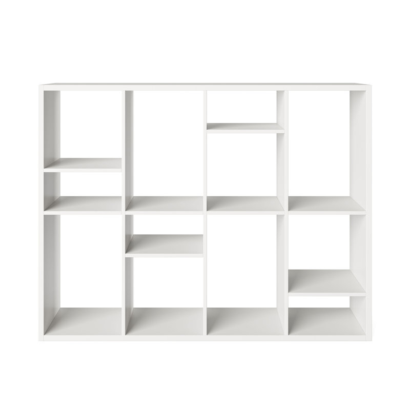 Elvia 147cm H Standard Bookcase, White