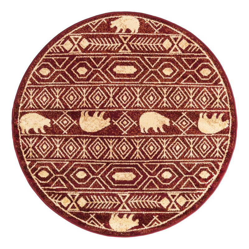 Pioneer Indoor Rug, Round 4'