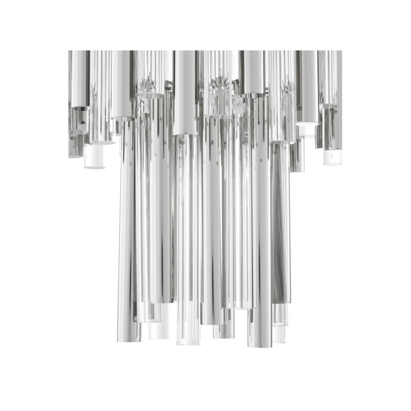 Lustre 13 lumières Gigi L, Nickel