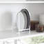 Yamazaki Home Plate Rack/Dish Stand/Dish Storage/Plate Holder, Large, Steel, Large-2003861547
