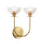 Delisa 2 Light Transparent Vanity Light-1341768696