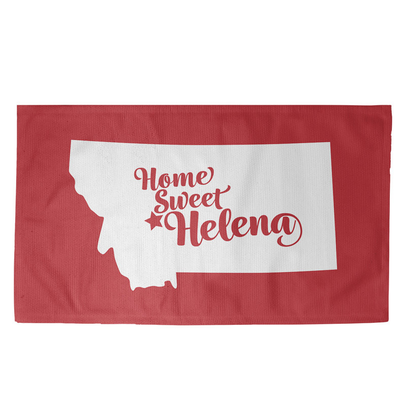 Tapis de zone rouge montana Helena, Rectangle 2 pi x 3 pi