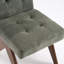 Chaise d'appoint rembourrée en lin Turfed-1378124633