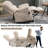 Large Size Chenille Power Lift Recliner Chair-1416607033