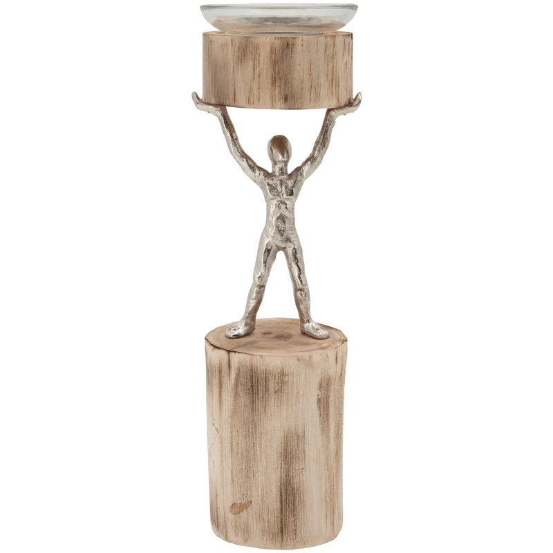 14.00'' H Glass Tabletop Pillar
