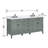 Gearldine Anglet 73" Double Bathroom Vanity with Top-729126819-729126818