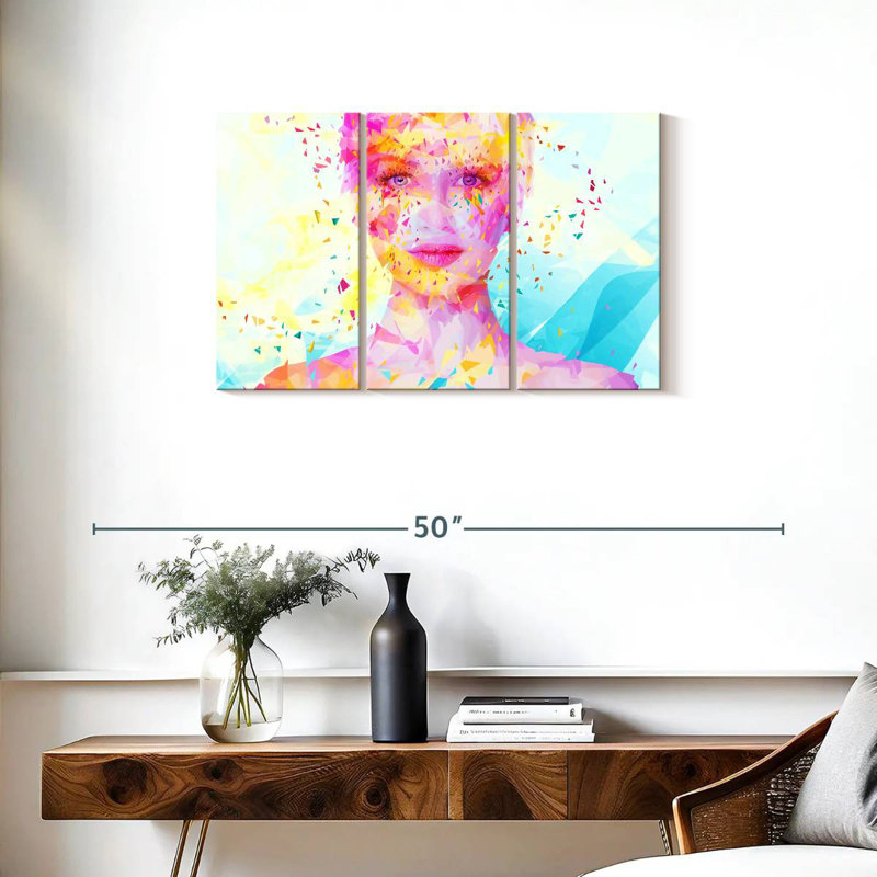 Leisha Turquoise, 20" H x 33" W
