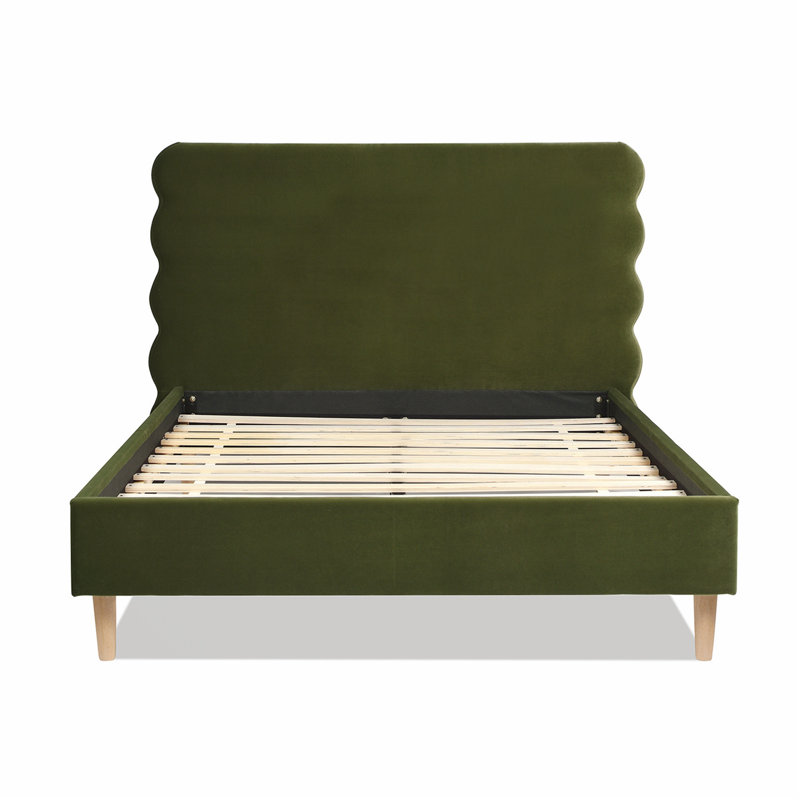 Lit tapissier Henley, Grand, Blanc antique