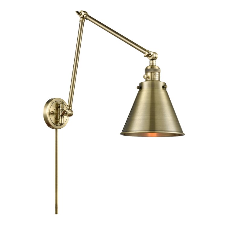 Laurel Foundry Modern Farmhouse Paylor Swing Arm Sconce & Reviews | Wayfair