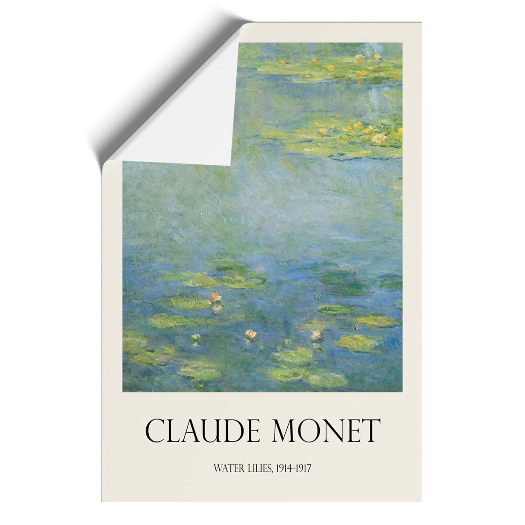 Water Lilies Lily Pond Print by Claude Monet - Frameless Print