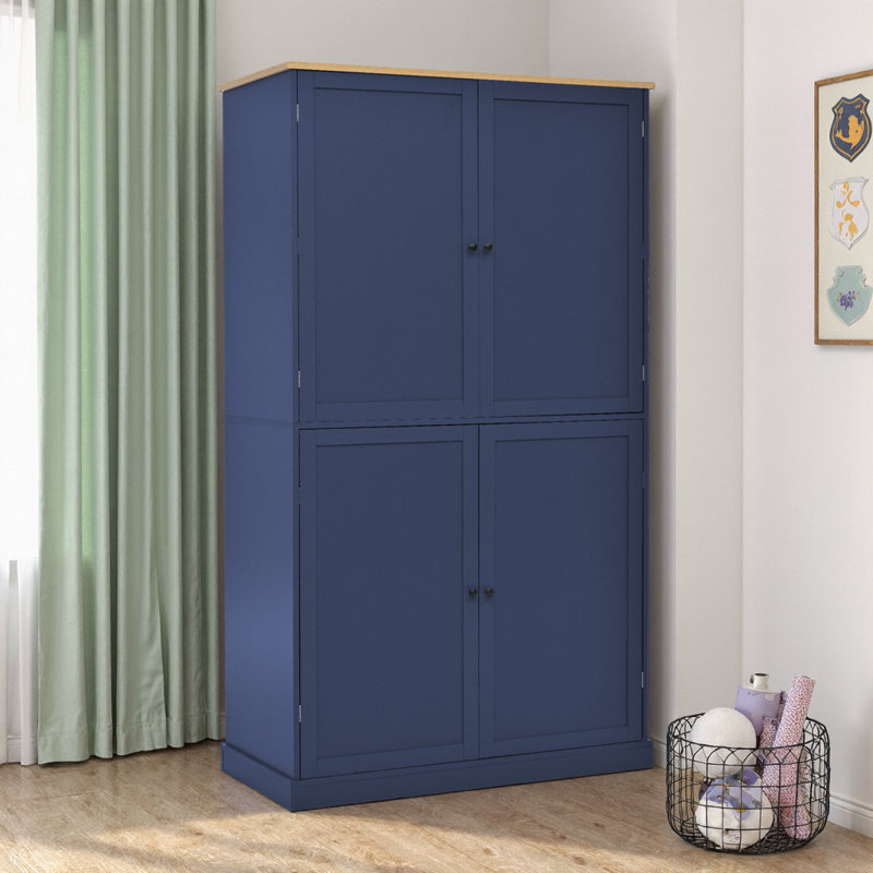 71.3 " H Kitchen Pantry, Bleu