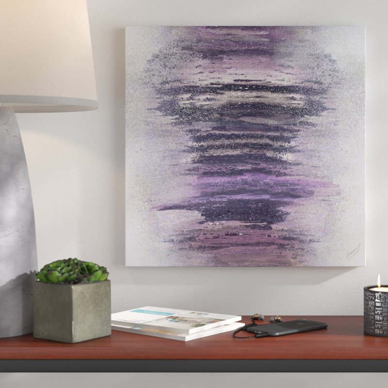 «Purple Woods» par Roberto Gonzalez - impression sur toile tendue, H 28 po x l 28 po x P 1,5 po