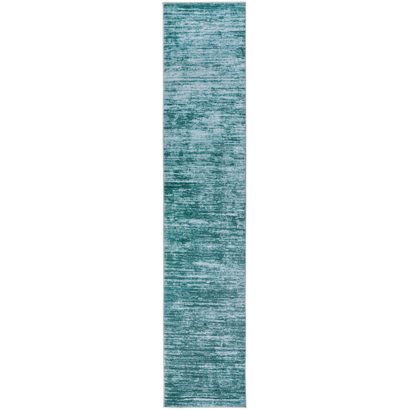 Ikhasa Chenille Abstract Indoor Rug, Runner 2'6" x 12'