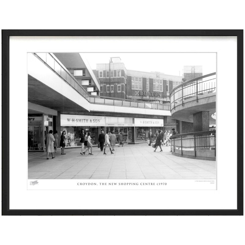 Croydon, The New Shopping Centre C1970 by Francis Frith - Single Picture Frame Print, 40cm H x 50cm W x 2.3cm D