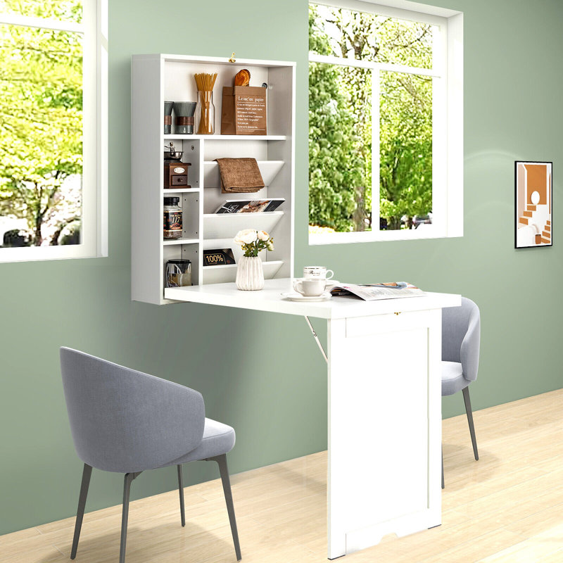 Bureau flottant Camlyn, Blanc