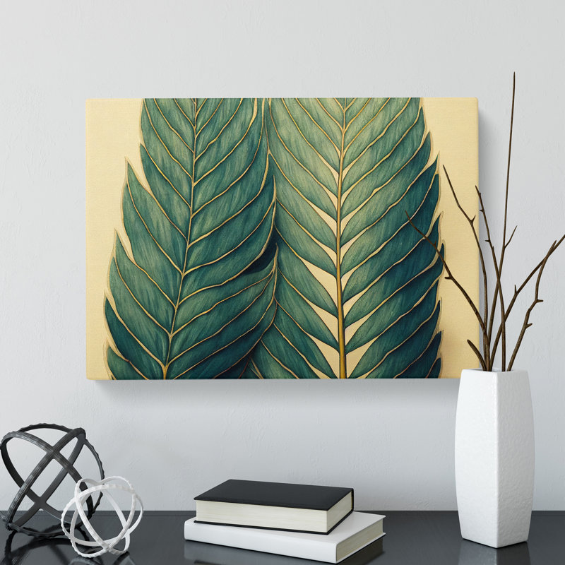 Wonderful Fern Leaf - Wrapped Canvas