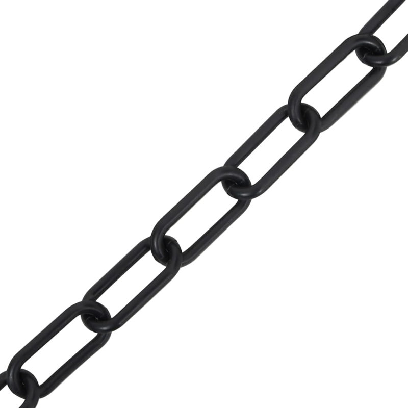 0.8cm H x 0.8cm W Black Plastic Warning Chain
