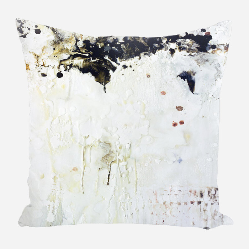 Linen Throw Square Pillow Cover & Insert, 11" x 11"
