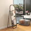 Metal Oval Floor Mirror