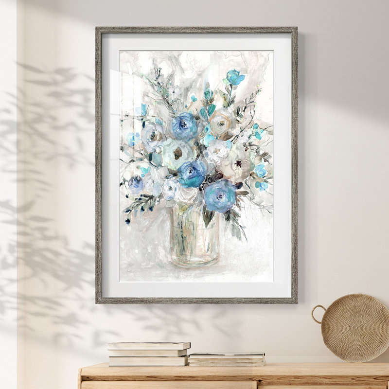 Toile tendue Emerald Ice I - galerie, H 19,5 po x l 16,5 po, Vieilli