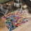 Meditations No.I Washable Colorful Abstrac Area Rug, Power-loomed,Softness with Non-Slipping Backing