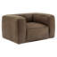 Fauteuil en cuir véritable de 48 po Dupo-538311775