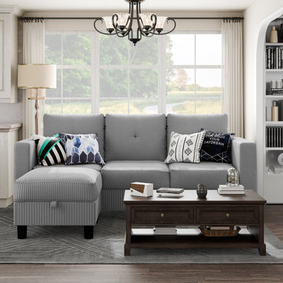  76.5" Upholstered Sofa Couch