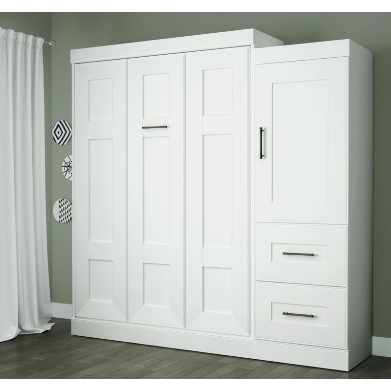 St. Mark's Place Storage Bed, White, Full