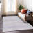 Machine Washable Indoor/Outdoor Claudian ACN1605 Lavender Rug-103721963