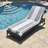 Superior Cabana Striped Cotton Standard Size Towel/ Chaise Lounge Chair Cover Set-544011234-554895840