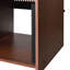 Bureau Cherry Workespace pour la musique - Design sophistiqué, plateau de table de 18 mm d'épaisseur, passe-câbles multiples, plateau de rangement fini pour la table de travail
